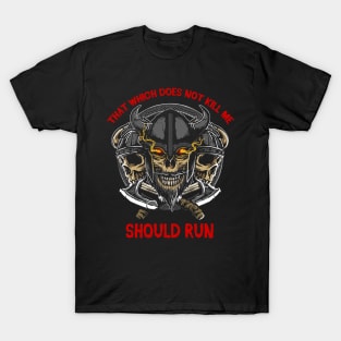 Viking Metal with Fighter Saying T-Shirt